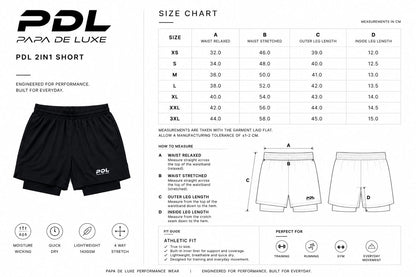 PDL 2-in-1 Running Short
