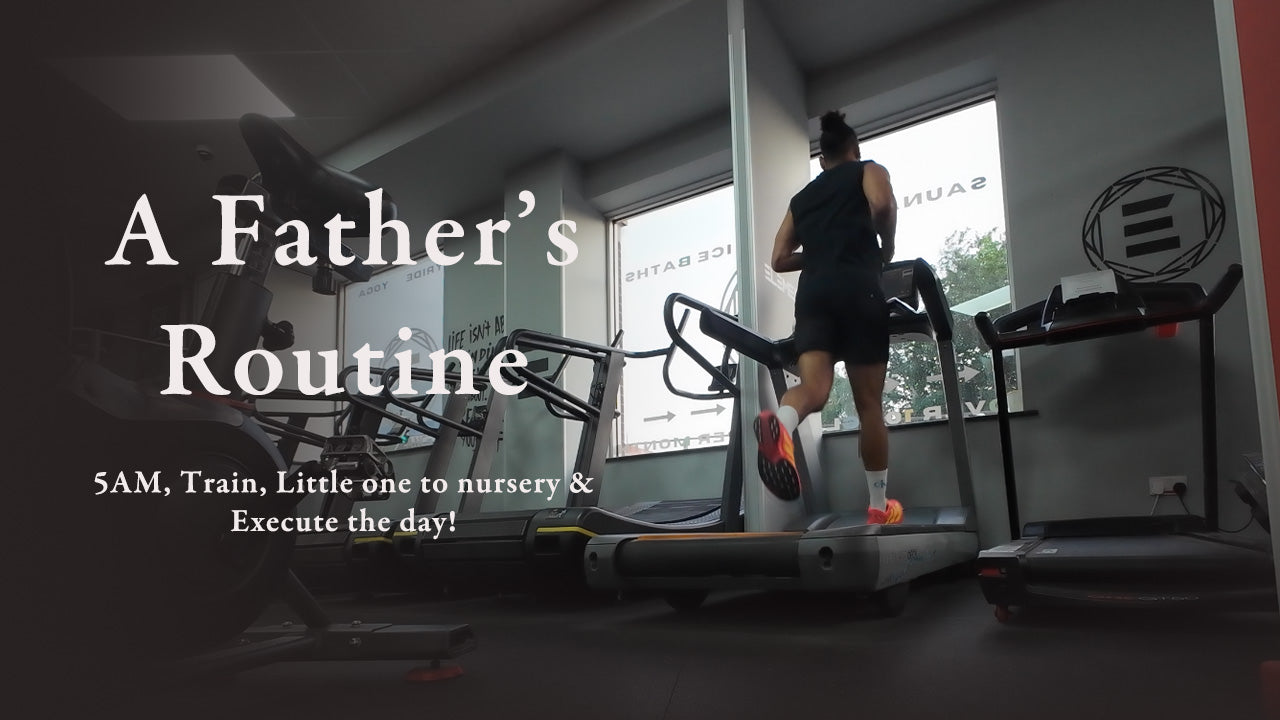 Load video: A father's routine from 5am to 9am