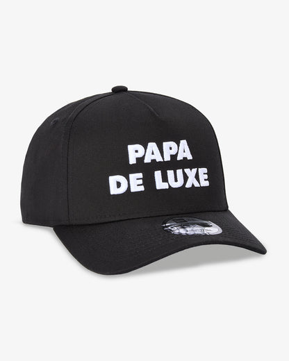Papa De Luxe Embroidered Cap - Black