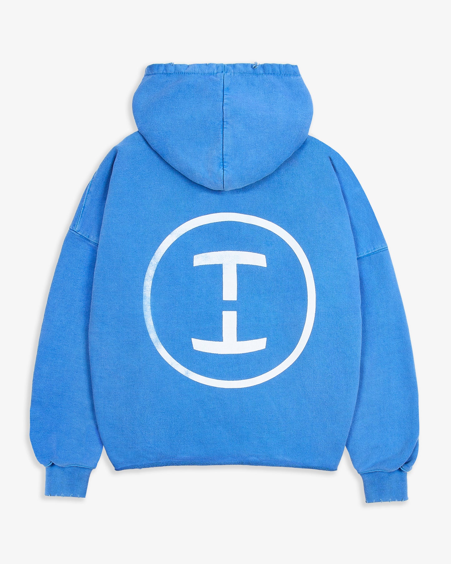 The Cropped Hoodie - Vintage Blue
