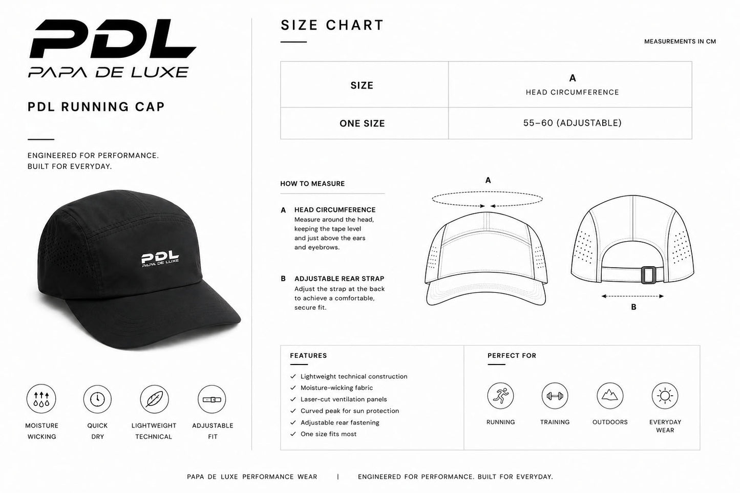 PDL Running Cap
