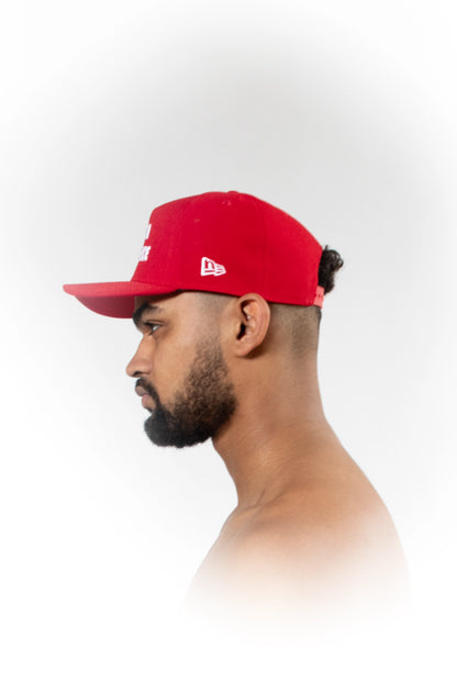 Papa De Luxe Embroidered Cap - Red